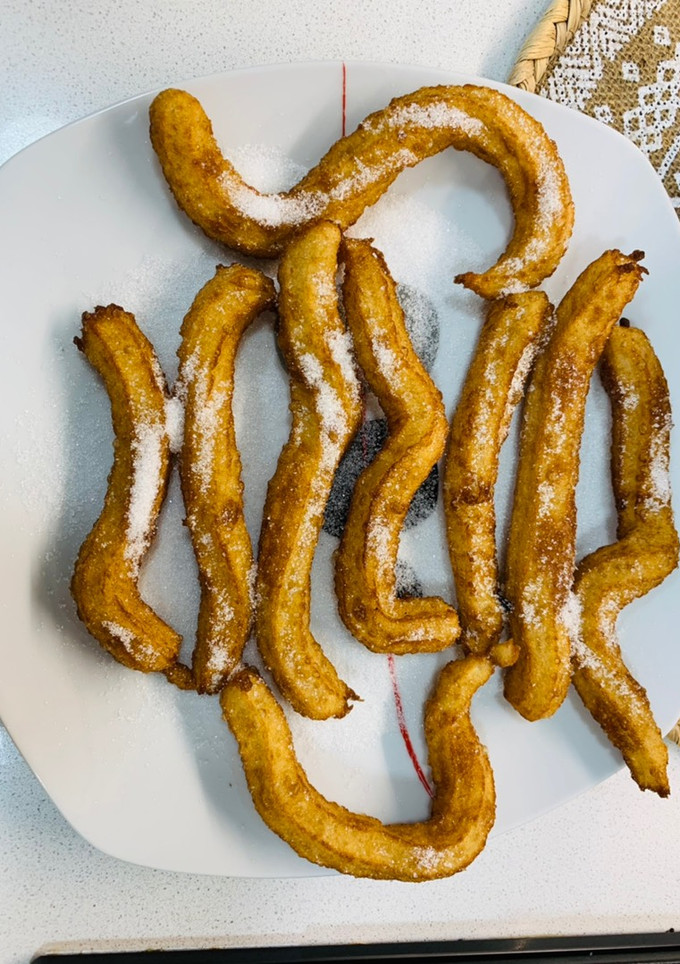 Una foto de Churros caseros