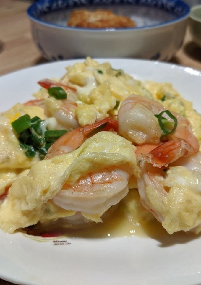 蝦仁滑蛋 的食譜成品照片