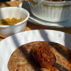 A picture of Besan Ki Pudi (Jodhpur’s Special).