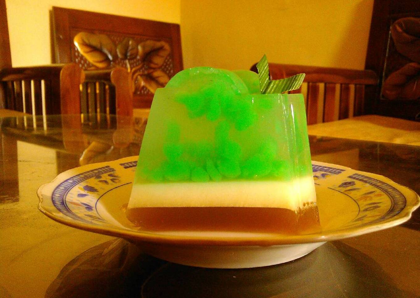Agar cendol 3 lapis