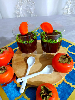 عکسی از دستور 💛دسر خرمالو💛(باسه قلم)