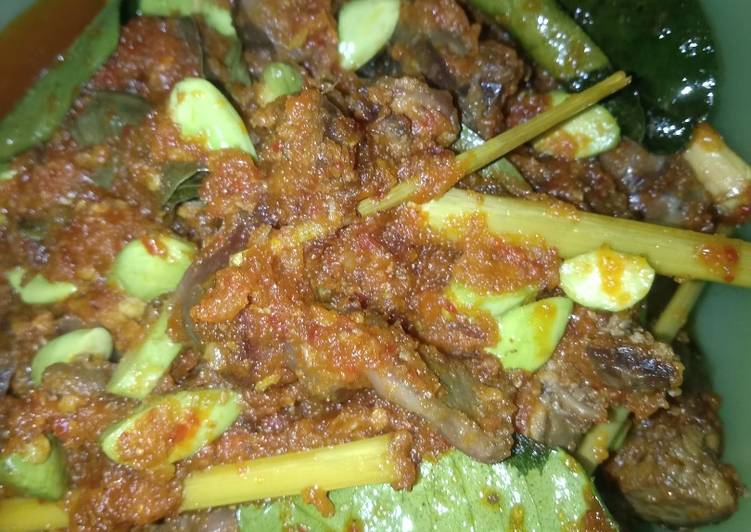Resep Sambal Pete Ati ampela Anti Gagal