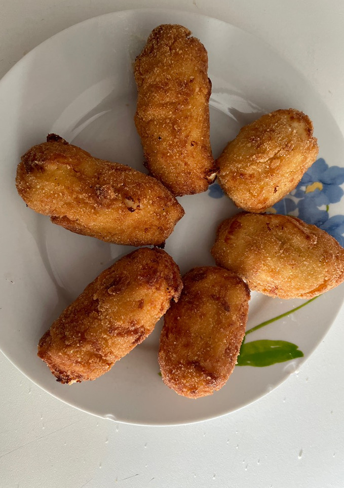 Una foto de Croquetas de pollo deluxe