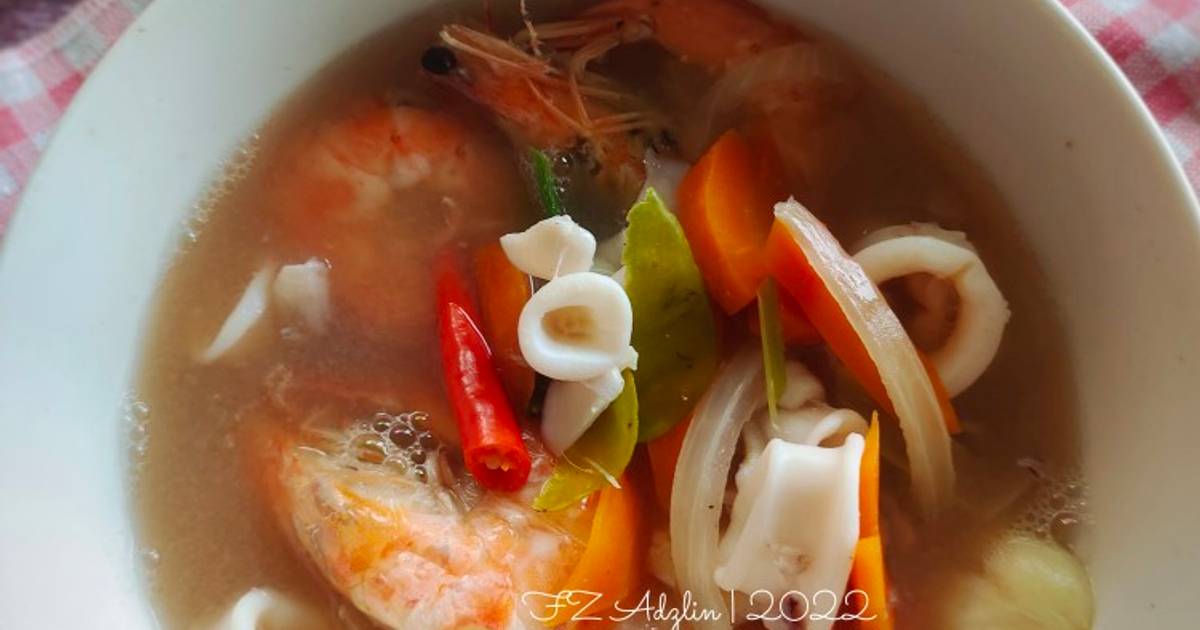 Resipi Tom Yum Putih Seafood oleh FZ Adzlin - Cookpad