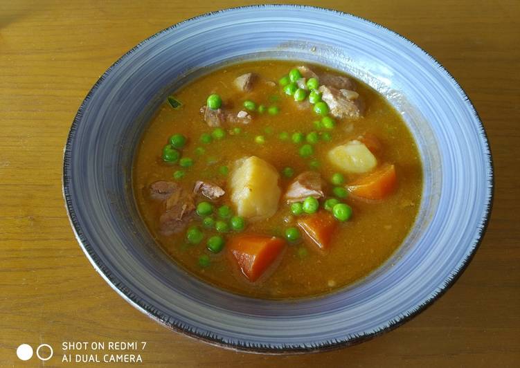 Simple Way to Make Super Quick Homemade Estofado de pavo en olla rápida (ligero)