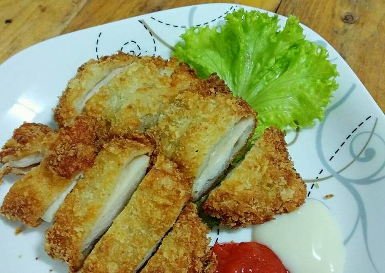 Bagaimana Membuat Chicken Katsu/ Ayam Katsu Anti Gagal