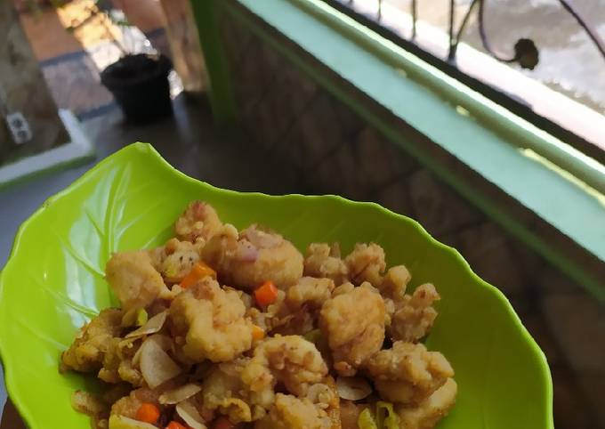 Ayam popcorn cabe garam