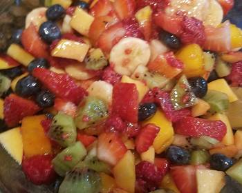 Fresh, Prepare Recipe Bomb Ass Fruit Salad Delicious Perfect