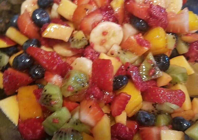 Simple Way to Prepare Favorite Bomb Ass Fruit Salad