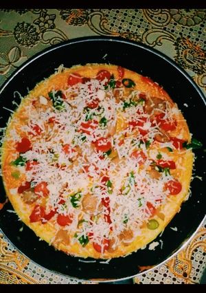 Foto resep Pizza Teflon Pelangi