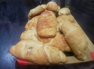 Una foto de Pan casero de leche y queso