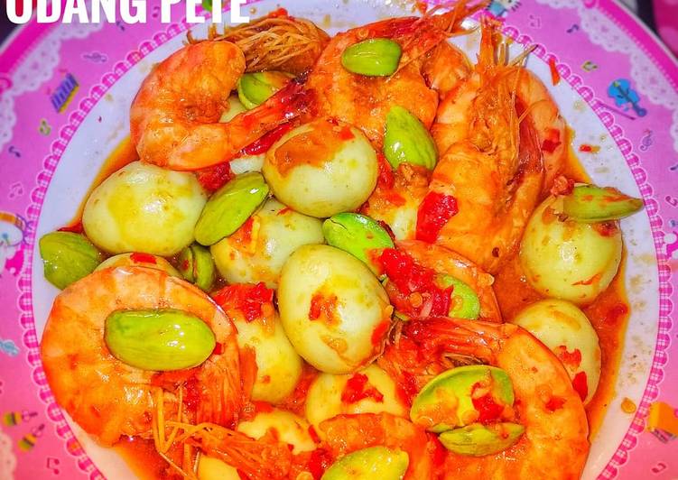 Resep Balado Udang Telor Pete Anti Gagal