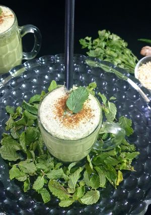 A picture of Oats buttermilk soda recipe.