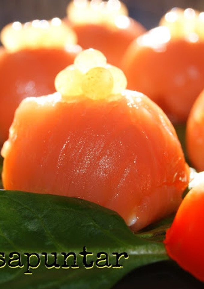 Una foto de Bombones de salmón