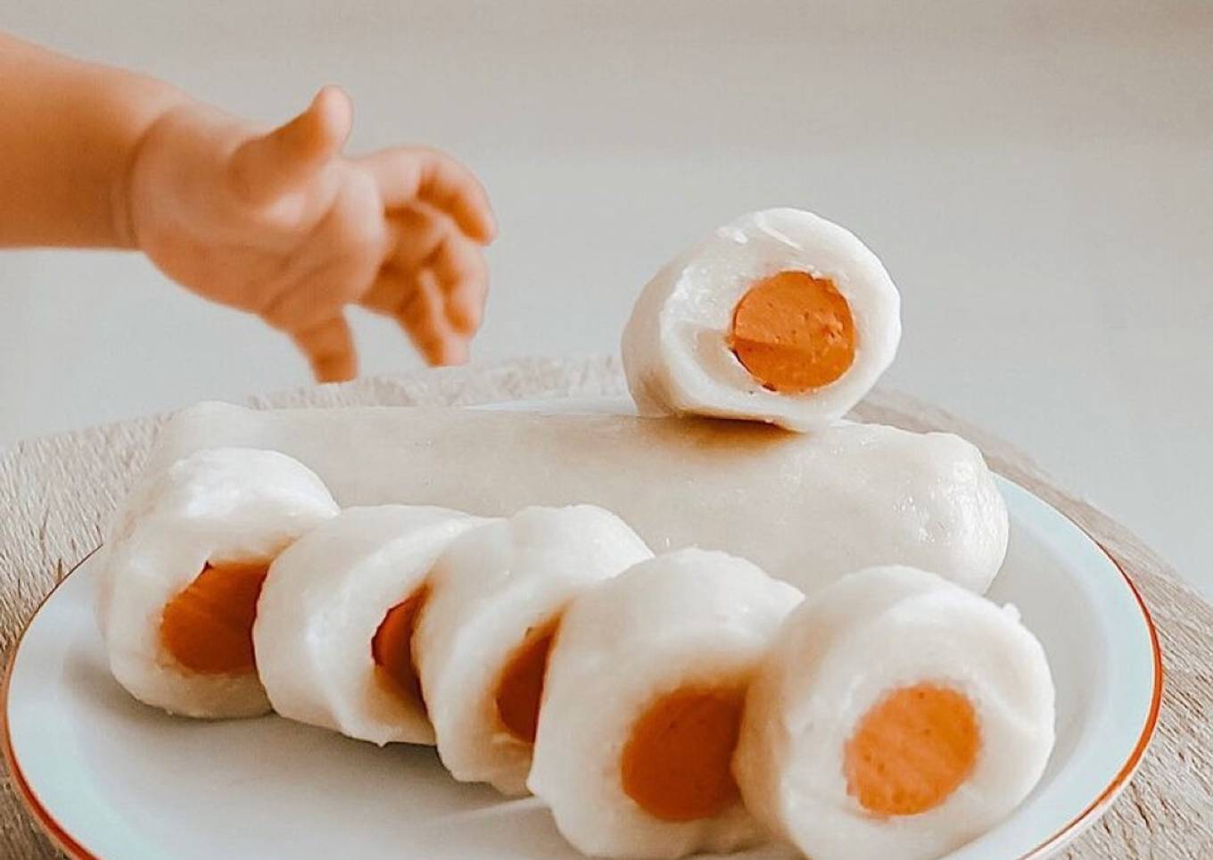Pempek Lenjer Dos isi Sosis (non MSG)