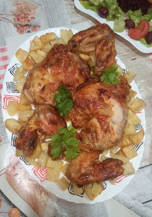 صورة لوصفة دجاج محمر