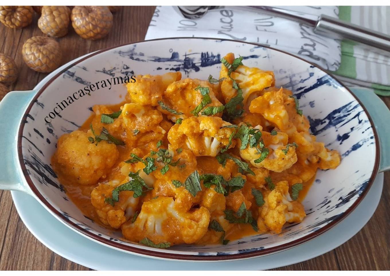 Coliflor tikka masala