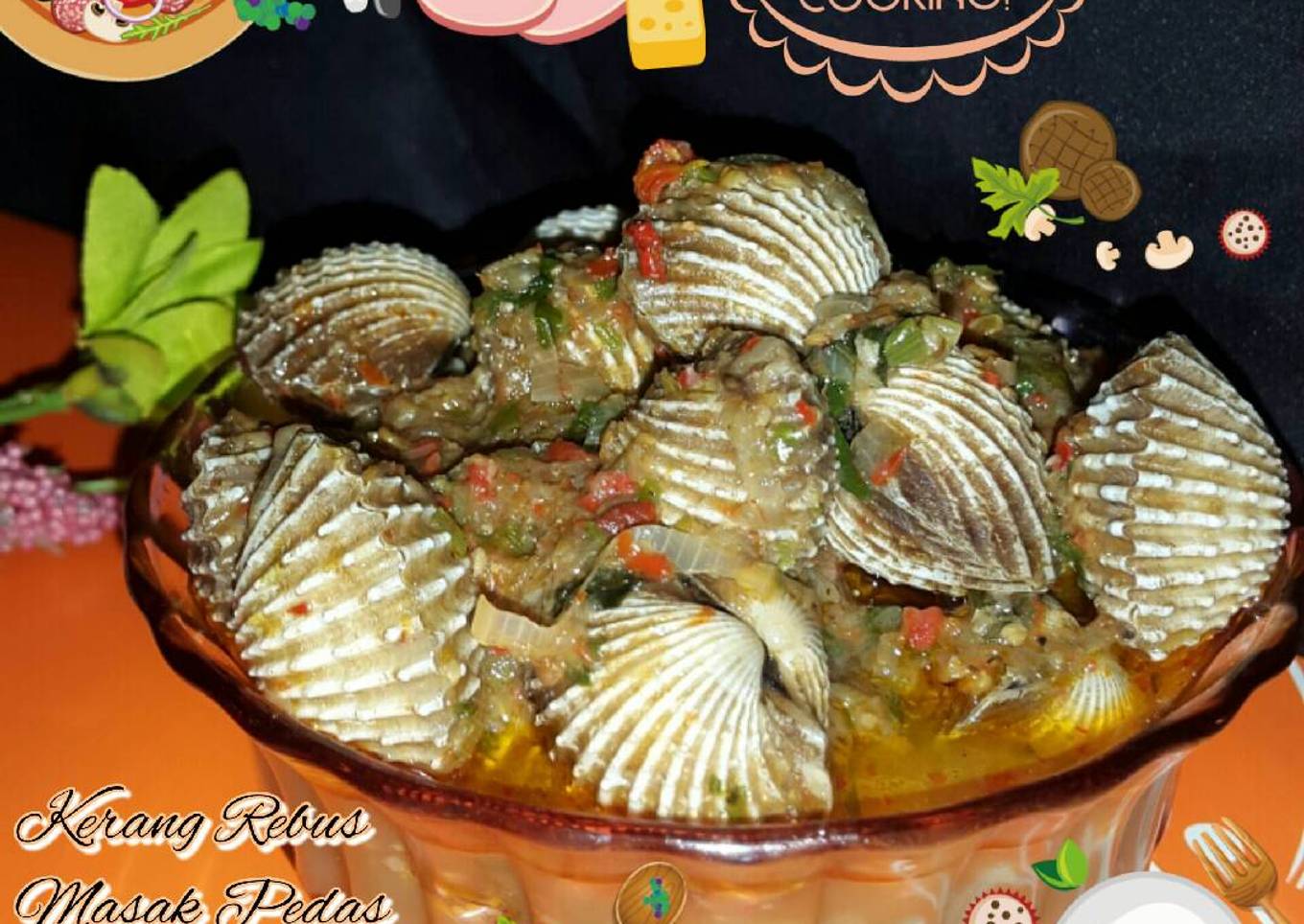 Kerang Rebus Masak Pedas