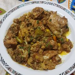 A picture of Gobhi chicken.