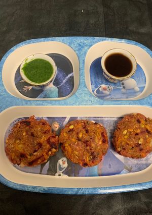 A picture of Kuttu atta pattice.