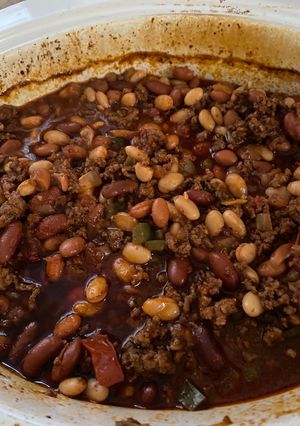 A picture of 3 Bean Chili.