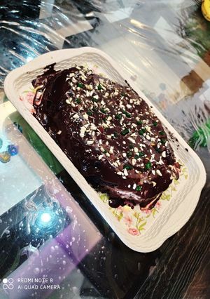 A picture of Ice cream cake.