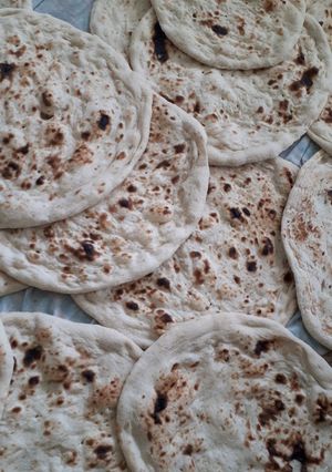 صورة لوصفة الخبز العراقي
