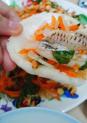 Hình của món Gỏi cá dỗi.