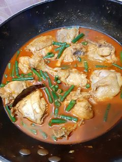 Foto resep Gulai ayam kacang panjang