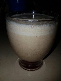 A picture of Almond date shake.