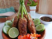 Gambar sate lilit daging serai