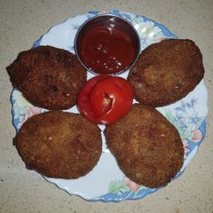 A picture of Mutton patties.