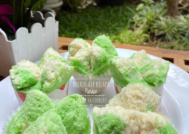 Resep Bolkus Air Kelapa Pandan Anti Gagal