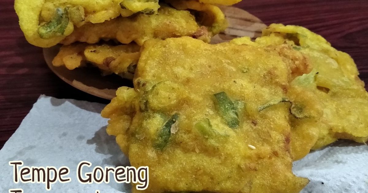 *Tempe Goreng Tepung ala Mendoan*