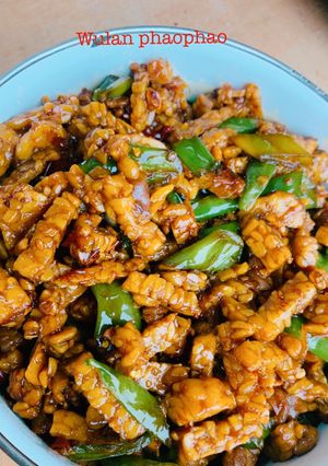 Foto resep Tempe oreng cabai hijau