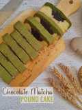 Chocolate Matcha Pound Cake