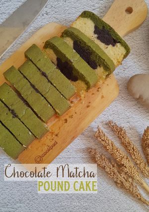 Foto resep Chocolate Matcha Pound Cake