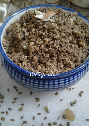 A picture of WINTER'S DELIGHT PANJIRIWith Green moong dal,flaxseed & dried.