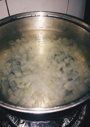 Hình của món Nha đam đường phèn.