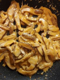 Gomba szósz hamburgerhez recept fotója