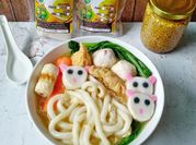 Gambar mie udon basah