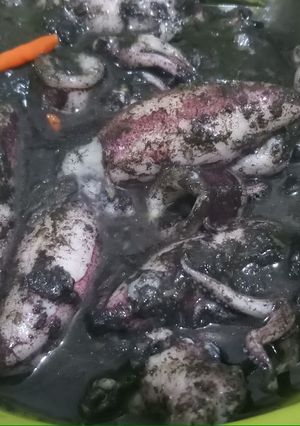 Foto resep Cumi tinta hitam