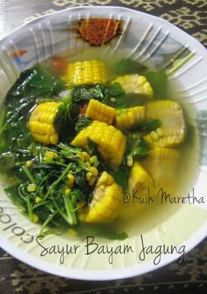 Foto resep Sayur Bayam Jagung