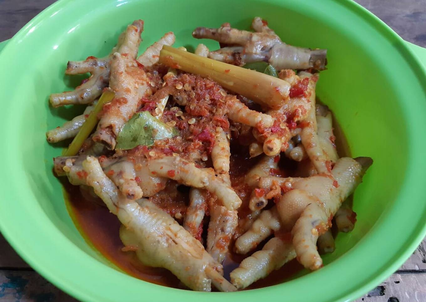 Ceker Kuah Pedas