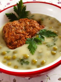 30 perces zöldborsófőzelék recept fotója