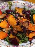 Butternut beet kale salad