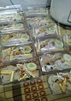 Foto resep Bihun panca warna