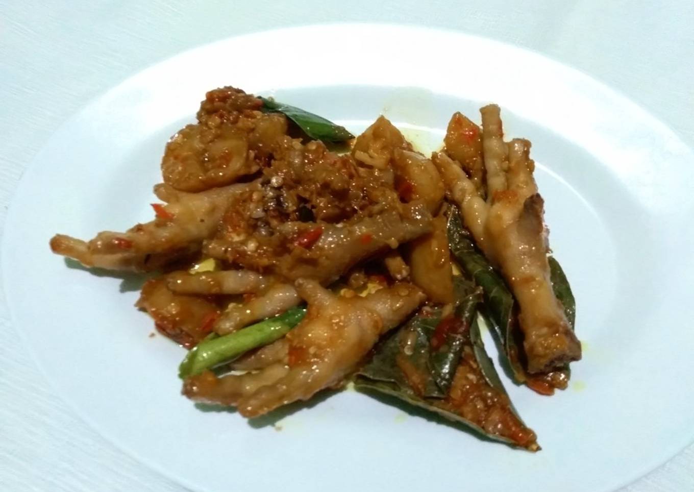 Ceker Mercon Bumbu Seblak
