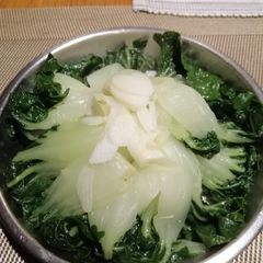 A picture of Boiled Bokchoi.