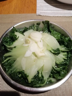 A picture of Boiled Bokchoi.